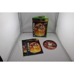 Top Spin (Microsoft Xbox, 2003) CIB Complete Tested and‎ Working Great Condition